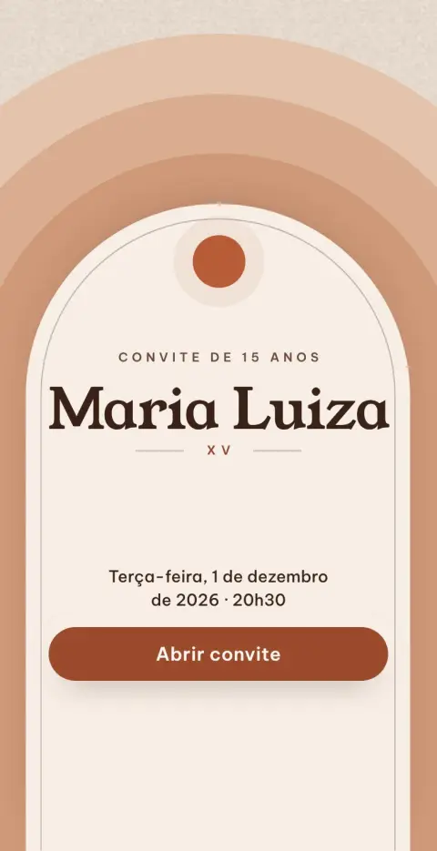Capa do convite animado Arcos