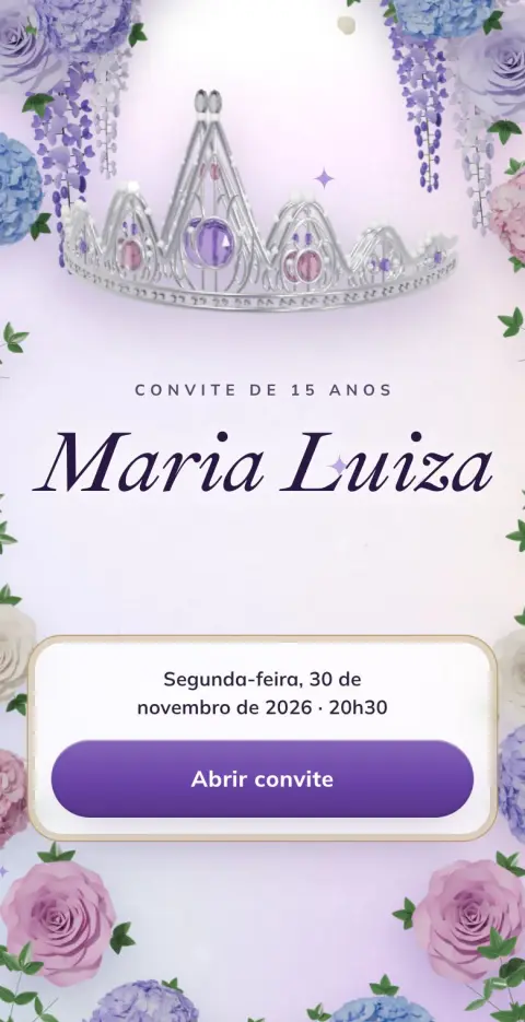 Capa do convite animado Temporada